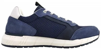 Image de Salamander - Chaussures de sport pour hommes, lacets, bleu, style décontracté
