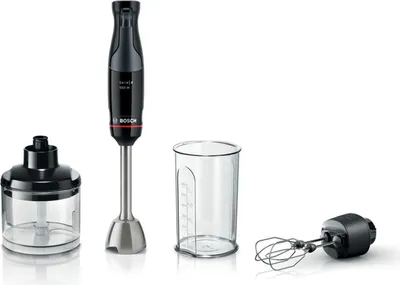 Obrázek produktu pro Bosch Serie 4 MSM4B624, Ponorný mixér, 0,6 l, Pulzní spínač, Drcení ledu, 1000 W, Antracit, Černá