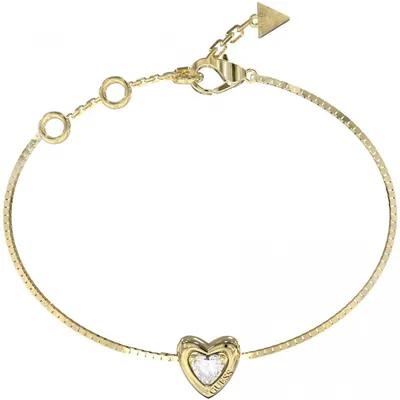 Immagine prodotto di Bracciale da donna in oro con cuore di zirconi Guess