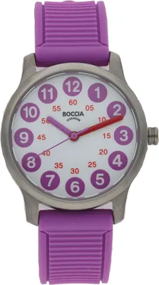 Produktbild von Kinderuhr Titan Boccia Lila 3373-01 Silikon