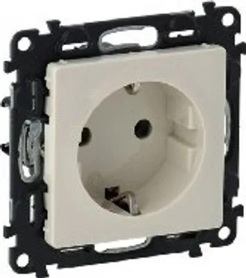 Produktbild von Steckdose SCHUKO VLIFE mandelweiss 753209