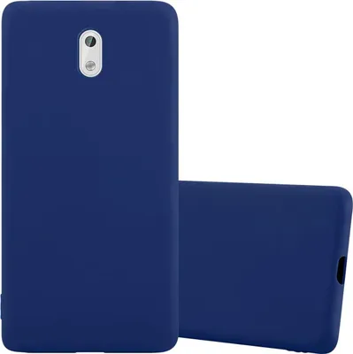 Produktbild von Cadorabo Hülle für Nokia 3 2017 Schutzhülle in Blau Handyhülle TPU Silikon Etui Case Cover