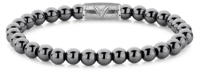 Immagine prodotto di Bracciale unisex in argento 925 con hematite