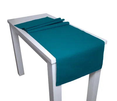 Produktbild von beties "Farbenspiel" Tischläufer ca. 40x150 cm 100% Baumwolle petrol