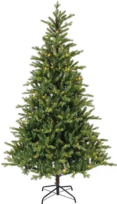 Produktbild von Künstlicher Weihnachtsbaum - Grün - Kunststoff - mit LED-Beleuchtung