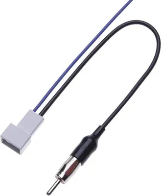 Zdjęcie produktu dla Niebieski kabel do radia samochodowego – długość 28,5 cm – ulepszenie okablowania radia samochodowego – kabel połączeniowy do podłączenia głośników samochodowych