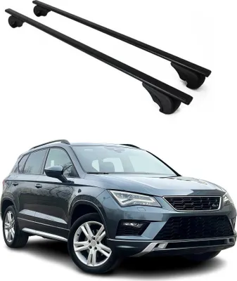 Obrázok produktu pre Strešný nosič Základný nosič pre Seat Ateca 2016-2025 75 kg Kov Čierny 2 diely