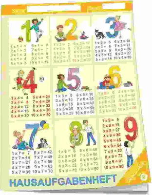 Produktbild von Trötsch Hausaufgabenheft Grundschule 1x1