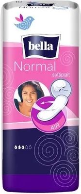Packaging for Bella Normal sanitary pads.