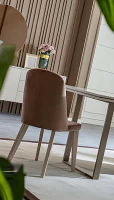Produktbild von Beige Esszimmer Sitzstühle Designer Küchen Polsterstühle Moderne Möbel