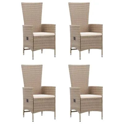 Produktbild von Hochwertige 5-tlg. Garten-Essgruppe, Beige, Balkonmöbel DE5689