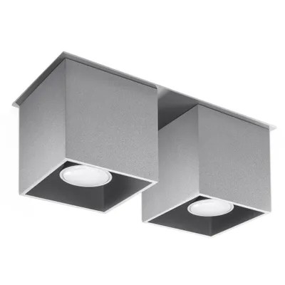 Produktbild von Deckenleuchte QUAD 2, grau