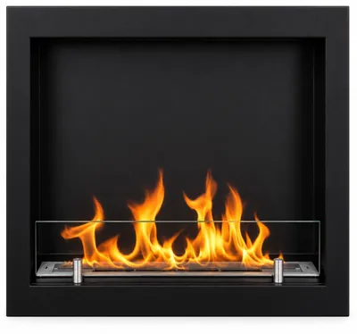 Image de Furore 60 - Cheminée encastrable au bioéthanol 60x55x15 cm avec brûleur en acier de 1,5 litre