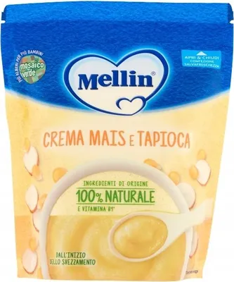 Produktbild von Crema di Mais und Tapioca Maisbrei 200g - Mellin