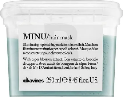 Immagine prodotto di Davines Essential Haircare Minu Hair Mask maschera protettiva per capelli colorati 250 ml
