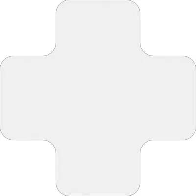 Produktbild von Stellplatzmarker WT-5210, X-Stück, Polyester, Weiß, 175x175 mm, 25 Stück/VE