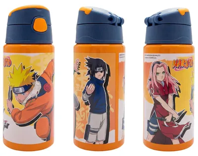 Produktbild von Anime Naruto Shippuden Sasuke ALU - Wasserflasche Trinkflasche Flasche 500 ml