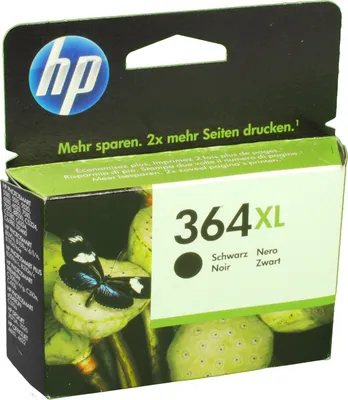 Produktbild von HP 364XL Schwarz Original Druckerpatrone mit hoher Reichweite, Schwarz, Tinte auf Pigmentbasis, 1 Stück(e), 550 Seiten