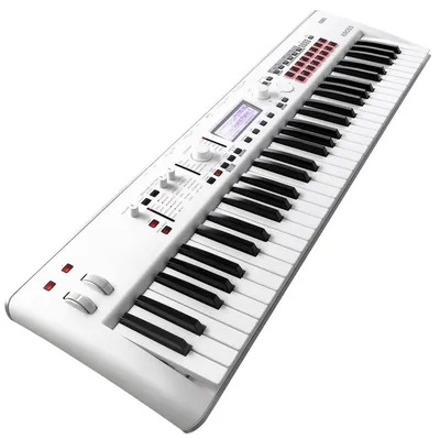 Produktbild von KORG Kross 2-61 Synthesizer, 61 Tasten, Weiß, 3,8 kg, 935x269x88 mm