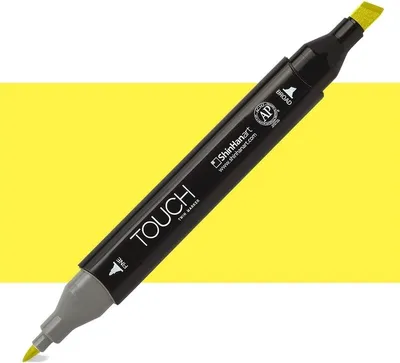 Image de Marqueur alcool double face Fine & Chisel TOUCH, Y35 Jaune citron