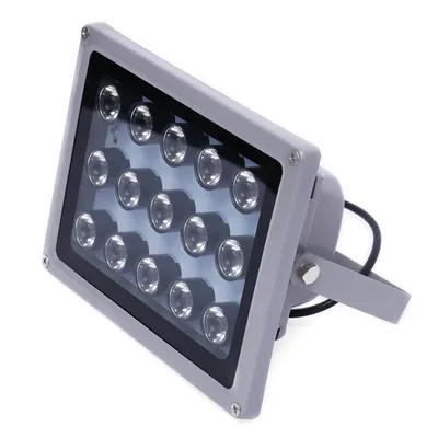 Image de Vision nocturne Caméras de surveillance Projecteur Lumière IR Infrarouge Lampe d'éclairage LED Projecteur Pour sécurité Caméra CCTV