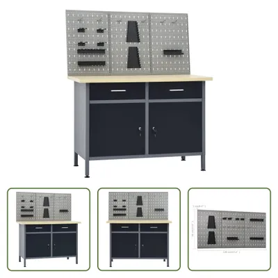 Obrázok produktu pre Pracovný stôl The Living Store s 3 doskami na náradie