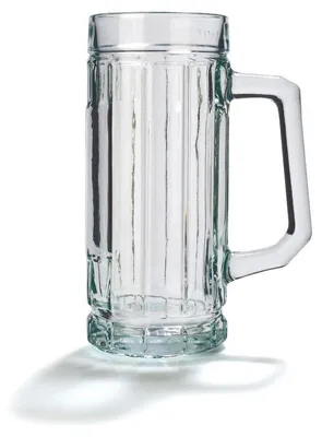Produktbild von 6x Stölzle Oberglas Gambrinus Bierkrug 0,3 l, geeicht, mit Schild