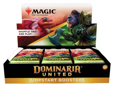 Produktbild von Magic: The Gathering - Dominaria United Jumpstart-Booster Display englisch, Sammelkarten