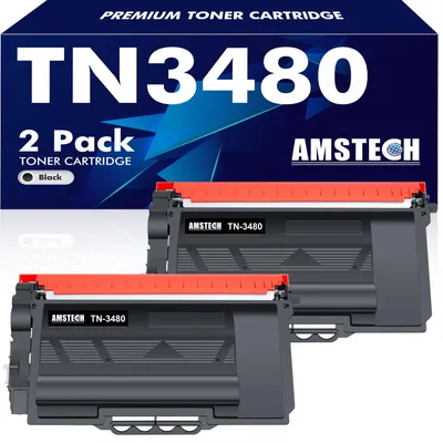 Produktbild von TN3480 HL-L5100DN Toner, kompatibel mit Brother TN-3480, schwarzer Toner, 2er-Pack