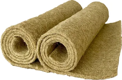 Produktbild von Nager-Teppich aus 100 % Hanf, 150 x 80 cm 5 mm dick, 2er Pack, Nagermatte, Hanfmatte geeignet als Käfig Bodenbedeckung für Nagetiere und Kleintiere, Nagerteppich, Käfigleinlage