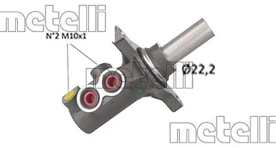 Produktbild von METELLI 05-1276 Bremszylinder Hauptbremszylinder für DACIA Duster II