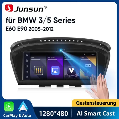 Obrázok produktu pre Bezdrôtové autorádio s CarPlay a Android Auto pre modely BMW 3 a 5 (E60, E90) (2005-2012) s ovládaním pomocou gest