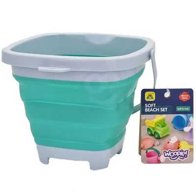 Produktbild von OEM - WOOPIE Klappbarer Eimer quadratisch blau