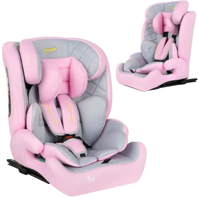 Zdjęcie produktu dla Fotelik samochodowy MILANO 76-150cm Isofix I-size SUMMER BABY różowy