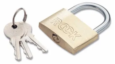 Image de Cadenas en U en laiton 40 mm - Cadenas 170252