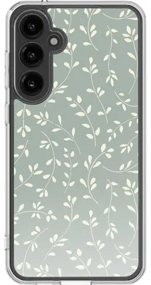Produktbild von imoshion Design Hülle Samsung Galaxy S23 FE - Smoke Green Flowers