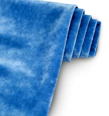 Samtstoff 2 m x 160 cm, glänzend, Stretch, Polyester, Dekostoff