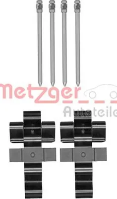 Produktbild von METZGER 109-1852 Zubehörsatz Scheibenbremsbelag Vorne für MINI Schrägheck (R56) Schrägheck (R50, R53) Clubman (R55) Cabrio (R57) Roadster (R59)