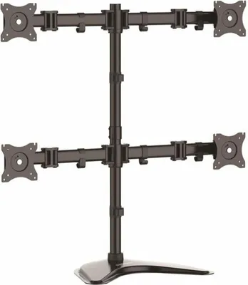 Zdjęcie produktu dla StarTech.com ARMBARQUAD, Wolnostojący, 8 kg, 33 cm (13"), 68,6 cm (27"), 100 x 100 mm, Czarny