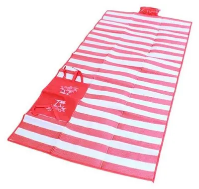 Image de APT Couverture de plage 175 x 90cm rouge