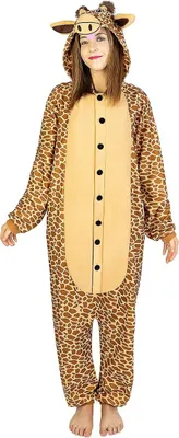 Produktbild von Giraffen Onesie Kostüm Größe: L-XL