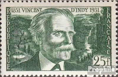 Produktbild von Briefmarken Frankreich 1951 Mi 908 (kompl.Ausg.) postfrisch DIndy