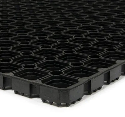 Obrázek produktu pro Gumová venkovní vstupní rohož FLOMA Honeycomb - 50 x 80 x 2,2 cm