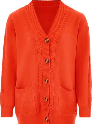 Image de ALARY Cardigan femme - orange, XS/S