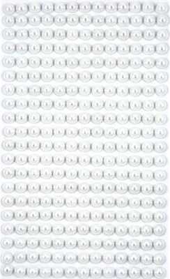 Produktbild von Selbstklebende Perlen 6mm 260Stück Off White