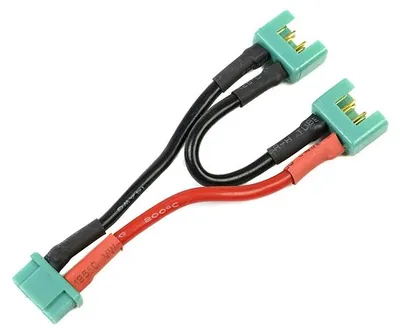 Imagen del producto de Cable y conector MPX de 14 AWG, longitud de 12 cm