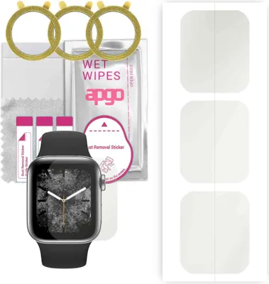 Produktbild von apgo 3 Stück Schutzfolie, Matt, kompatibel mit Neue T500 Plus Pro Smartwatch, Hydrogel Displayschutzfolie mit Positionierhilfe, Displayfolie, robust und kratzfest