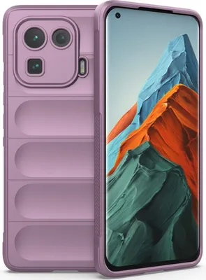 Immagine prodotto di Custodia Xiaomi Mi 11 Pro, Custodia protettiva antiscivolo in silicone TPU morbido per Xiaomi Mi 11 Pro Viola