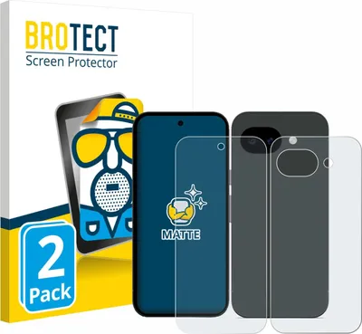 Produktbild von 2x BROTECT Schutzfolie für Google Pixel 10a (Display+Rückseite) Displayschutz Displayschutzfolie Folie Matt Entspiegelungsfolie