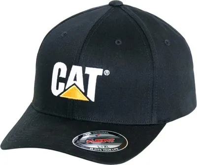 Produktbild von CAT Stretch Fit Baseballkappe S+M schwarz